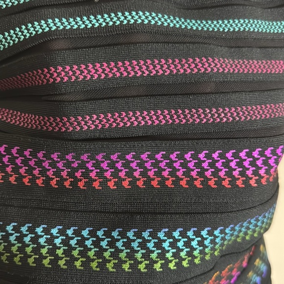 Fashion Nova Bandage size M Multicolor Striped Mini Dress - Picture 8 of 11